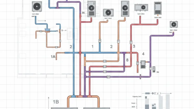 Cách tính toán và lựa chọn ống đồng cho hệ thống máy lạnh VRV/VRF công suất lớn.
