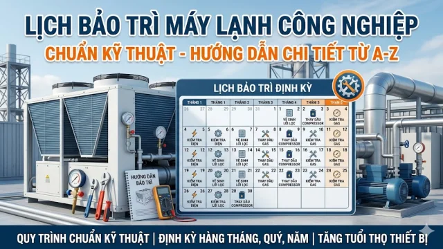 Lịch Bảo Trì Máy Lạnh Công Nghiệp Chuẩn Kỹ Thuật: Hướng Dẫn Chi Tiết Từ A-Z
