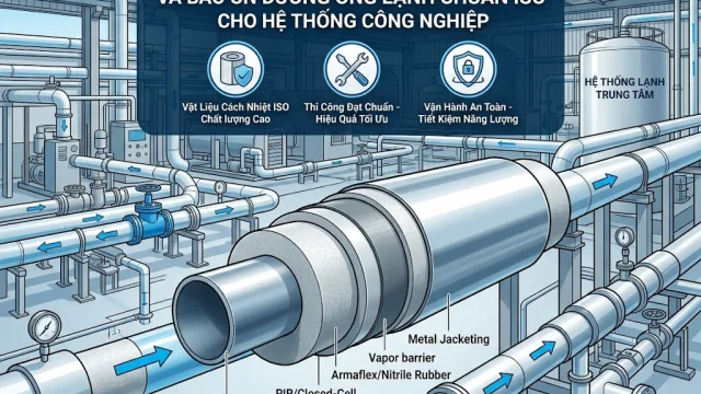 Bảo Ôn Đường Ống Lạnh Công Nghiệp: Kỹ Thuật Chuẩn ISO Từ Người Thợ Điện Lạnh
