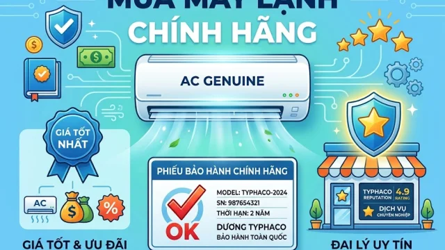 Bí Quyết Mua Máy Lạnh Chính Hãng Giá Tốt: Lưu Ý Về Phiếu Bảo Hành và Đại Lý
