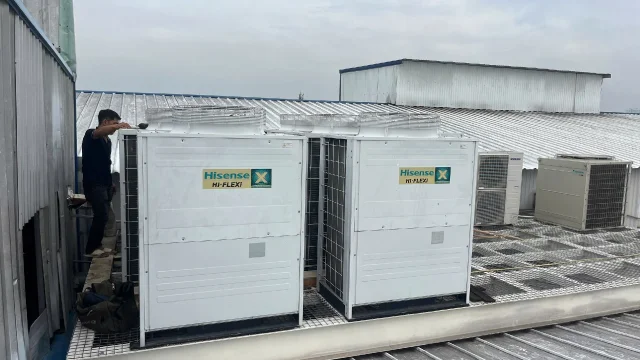 Sửa Chữa Hệ Máy Lạnh VRF Hisense Cho Nhà Máy Asuzac - Bình Dương