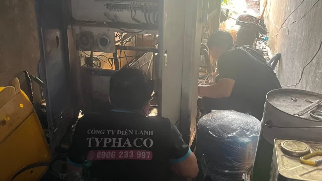 Thay Block Máy Lạnh Công Nghiệp Chiller Cho Công Ty Sinyoung Vina - VSIP 1 Bình Dương