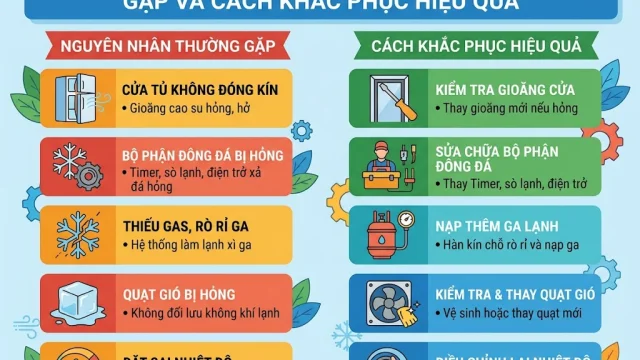 Tủ Lạnh Không Đông Đá: Nguyên Nhân Thường Gặp Và Cách Khắc Phục Hiệu Quả