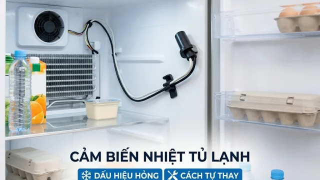 Cảm Biến Nhiệt Tủ Lạnh Là Gì? Dấu Hiệu Hỏng & Cách Tự Thay Đơn Giản