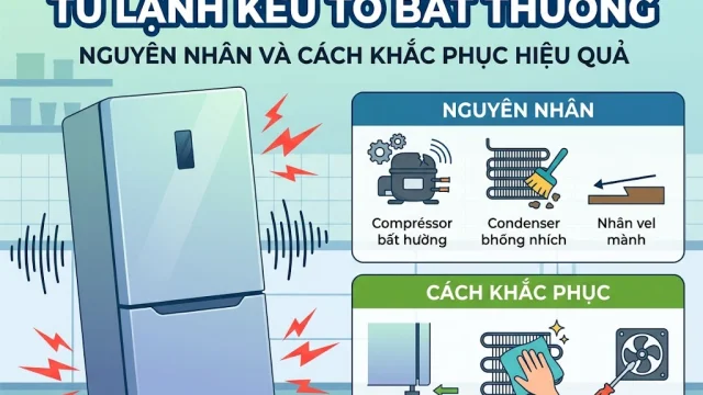 Tủ Lạnh Kêu To Bất Thường: Nguyên Nhân và Cách Khắc Phục Hiệu Quả