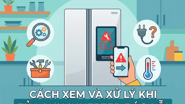 Tủ Lạnh Inverter Báo Lỗi: Hướng Dẫn Xem và Xử Lý Từ Kỹ Thuật Viên