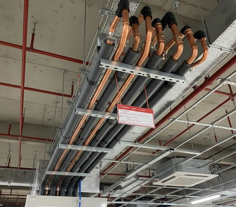Cách tính toán và lựa chọn ống đồng cho hệ thống máy lạnh VRV/VRF công suất lớn.