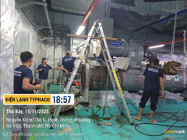 Hình thi công điện lạnh Typhaco #12