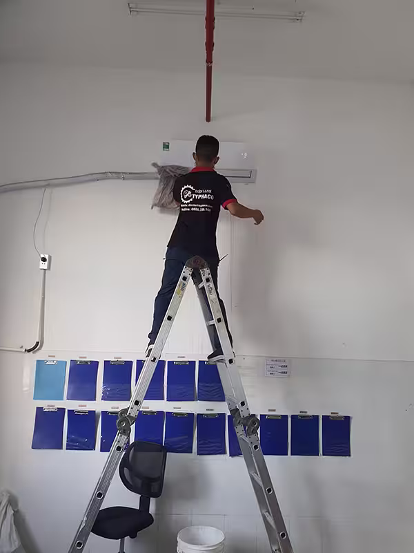 Vệ sinh máy lạnh tại nhà ở Bàu Bàng Bình Dương